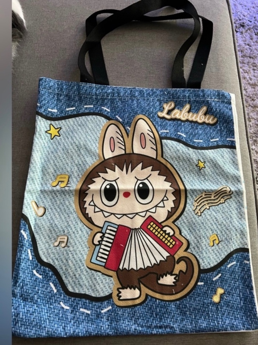 Labubu canvas bag